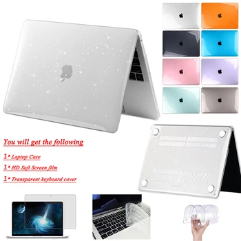 Чехол Для ноутбука Macbook Pro 16,2 A2485 A2780 Case 2020 M2 Touch ID Pro 16 A2141 Retina 15 A1398 Funda Pro 15 A1707 A1990 A1286