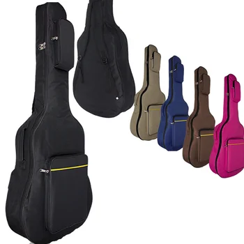 Чехол для гитары Scione 41 Дюймов, Водонепроницаемая сумка для гитары, рюкзак 600D, Оксфорд, чехол для акустической фолк-гитары с плечевыми ремнями