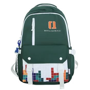 Школьные сумки для подростков, девочек и мальчиков, Большой емкости, школьный рюкзак для учащихся среднего звена, женский ноутбук 15,6 дюймов
