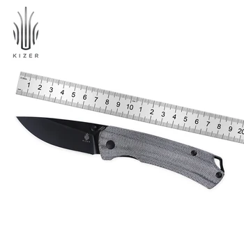 Эксклюзивные Складные Ножи Kizer Mojave T1 V3490E1 Micarta Ручка Черный 154 см Стальной Карманный Нож EDC 2022 Новый Инструмент Выживания