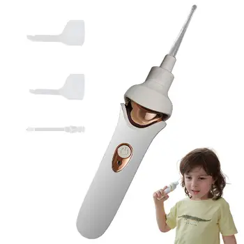 Электрическая Ушная палочка для детей с батарейным питанием, ушная палочка для чистки ушей, Видимая Безопасность и удобство для детей-подростков