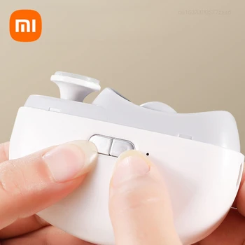 Электрическая автоматическая машинка для стрижки ногтей Xiaomi, Маникюрный Триммер для ногтей, ножницы для детских пальчиков ног, Педикюр, точилка для толстых ногтей