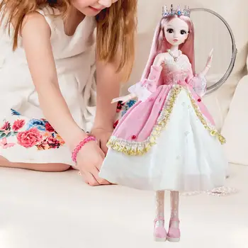 кукла для девочек 60 см Может петь, рассказывать истории на английском и разговаривать с платьем и аксессуарами, кукла с шаровидными шарнирами, куклы BJD для кукольного домика