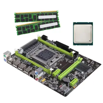 материнская плата настольного компьютера x79 Pro LGA 2011 7 + 1 Фазный улучшенный источник питания 16x 4x SATA2.0 2x DDR3 для E5-2650 E5-2670 E5-2680