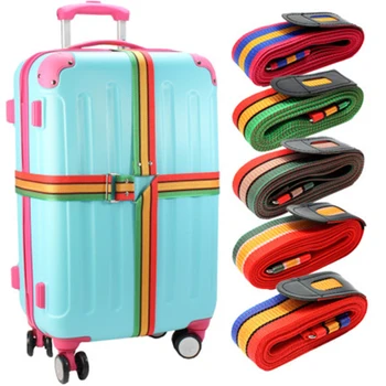 регулируемый Багажный ремень Длиной 420 см, необходимые аксессуары для путешествий, принадлежности для чемодана, фиксированные ремни для 18-32-дюймового чемодана