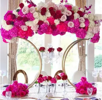 центральное украшение стола из 5 шт., металлическая подставка для цветов, центральное украшение для свадебных столов