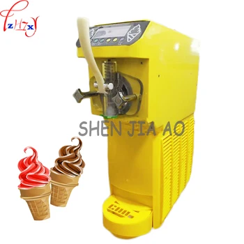 черная/желтая коммерческая машина для приготовления мягкого мороженого MK-4800 16л/ч, профессиональная машина для приготовления йогурта из нержавеющей стали, 1 шт.