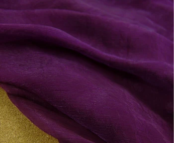 ширина 3 метра 150 см 59 дюймов, темно-фиолетовый снимок с морщинками-шелковое шифоновое платье из креповой ткани, танцевальные юбки, материал экрана MM186